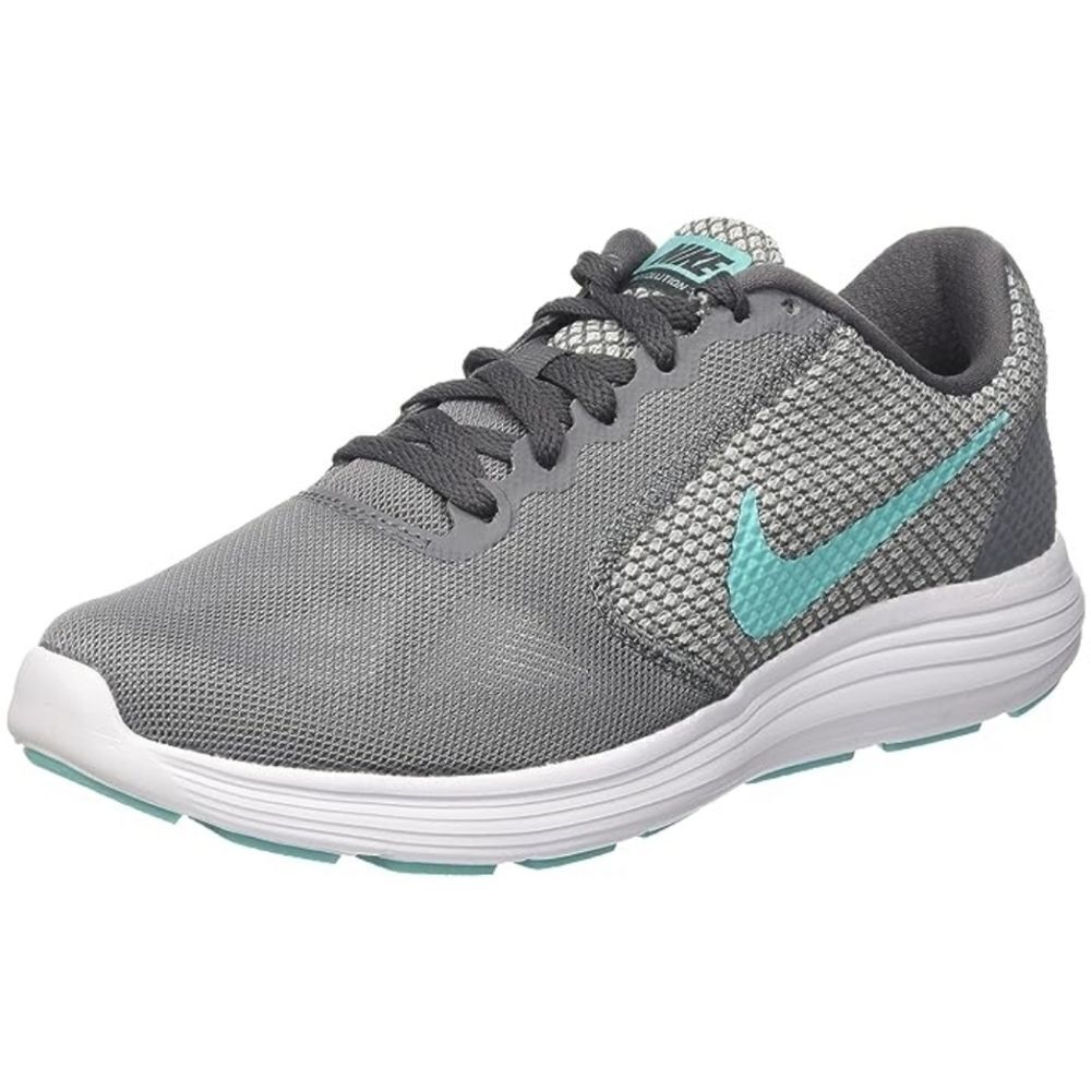 Nike Womens Revolution‎ 3 819303-018 Gray Running Shoes Sneakers 7.5